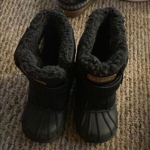 Black Fur-Lined Boots